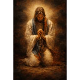 Quadro Decorativo Jesus Orando