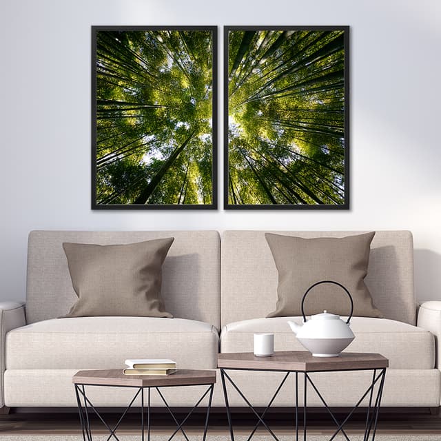 Kit Quadros Decorativos Natureza Árvores Vista